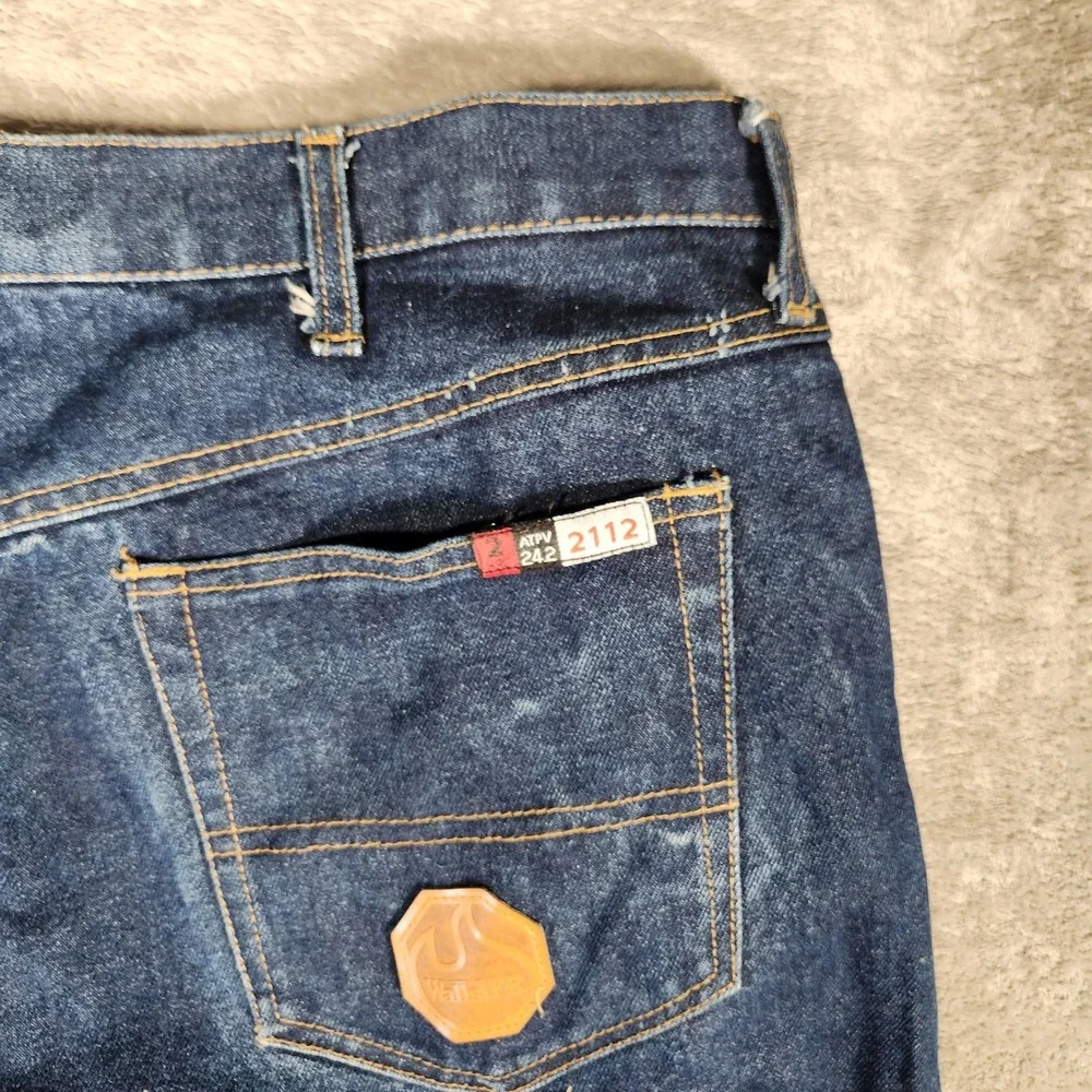 Walls FR Workwear Jeans Mens 38x32 Blue Excellent Flame Resistant Denim Pants
